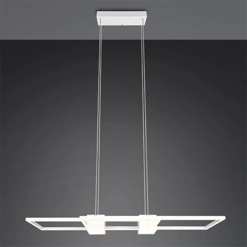 Led hanglamp kantoor Albany wit Trio 4017807610338