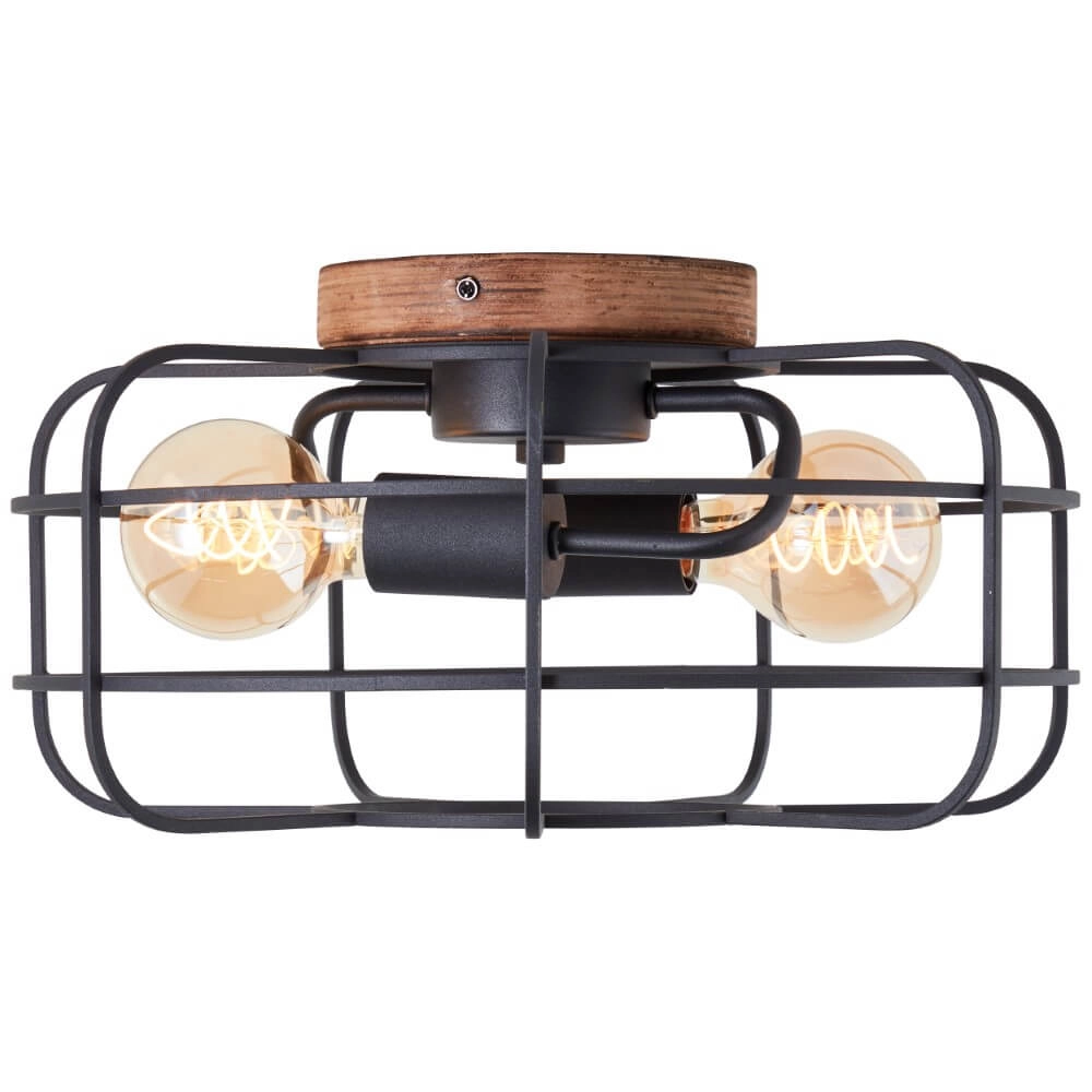 Landelijke plafondlamp Gwen Ø 40cm