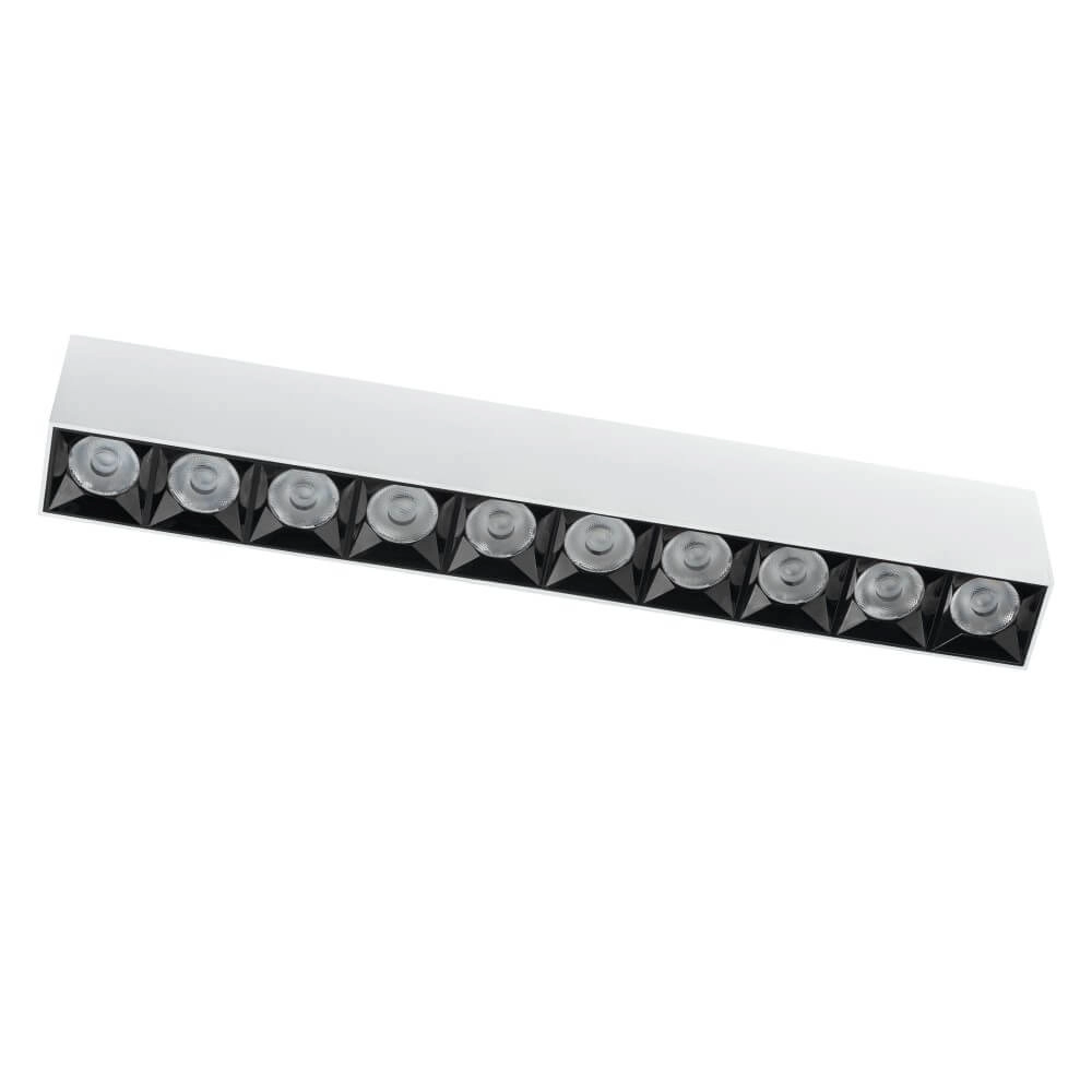 Witte opbouwspot Midi Led 10x1 leds - 3000K Lyora 5903139100502