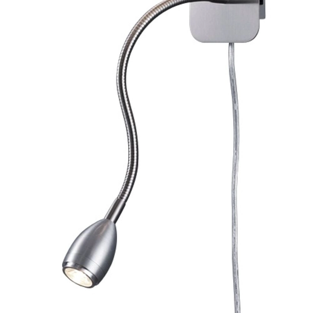muur licht Series 2711 met leeslamp en witte kap Trio 4017807247251