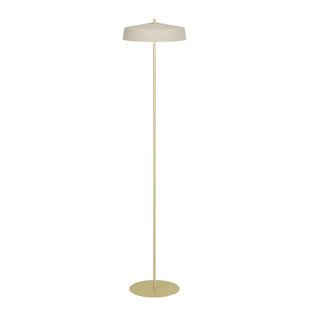 Design vloerlamp Valdiola zand bruin