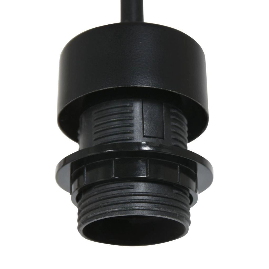 Hanglamp Vela Lino met zwarte kap Ø60cm Steinhauer 8712746182804