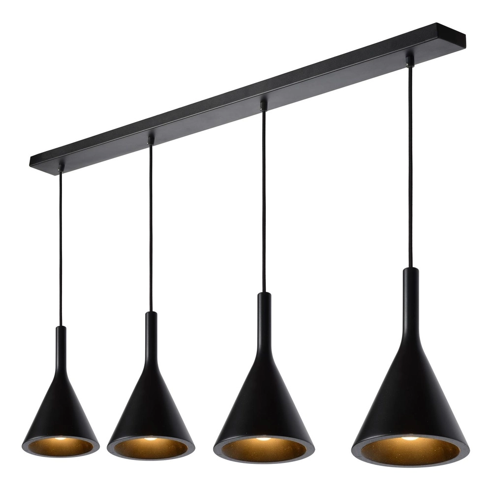 Design hanglamp Gipsy 4-lichts wit Lucide 5411212351616