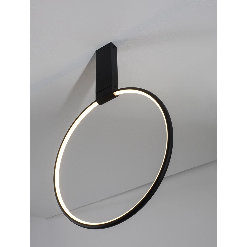 Design plafondlamp Garve zwart Ø 40cm