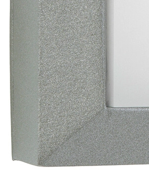Vierkante muurlamp Parel 19cm-grijs Albert 4007235965605