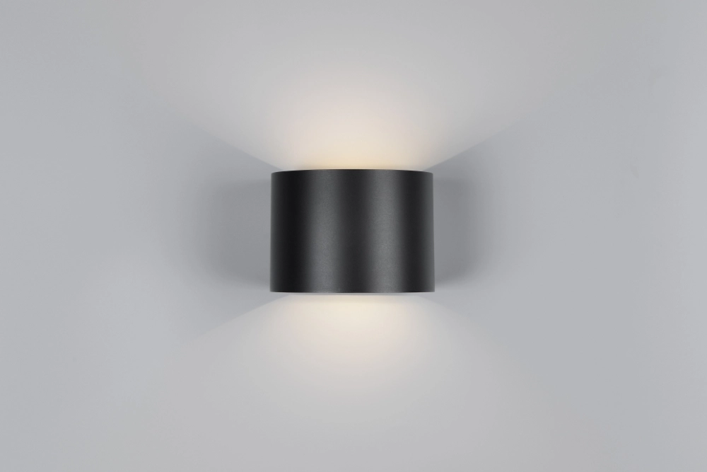 Oplaadbare wandlamp Genie zwart met sensor Trio 4017807636321
