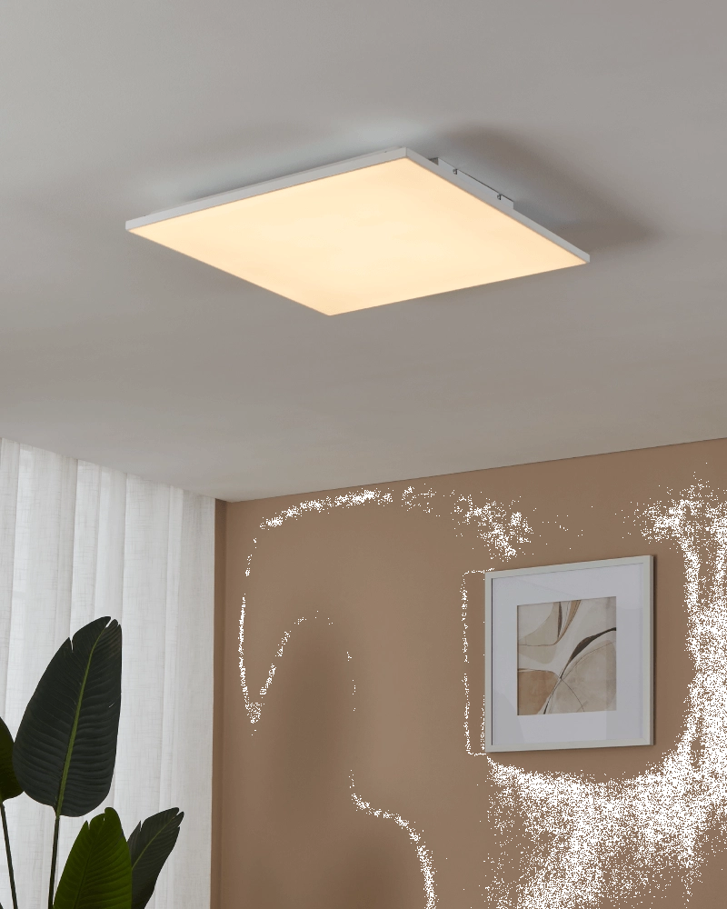 Witte plafonnière Trupiana 59 bij 59cm Eglo 9008606244713