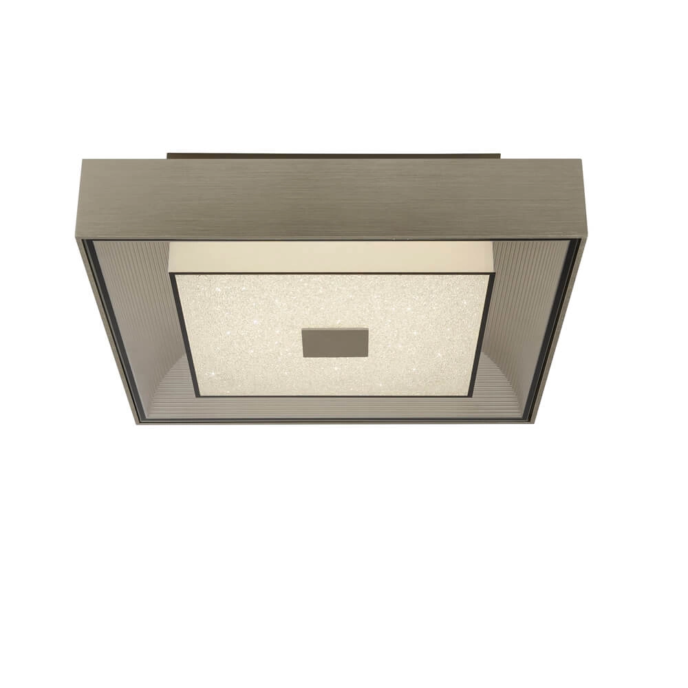 Plafondlamp Rhea 34cm metaalgrijs