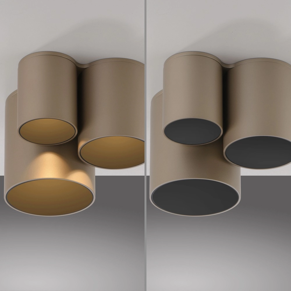 3L plafondlamp Pure Point bronce Paul Neuhaus 4012248395721