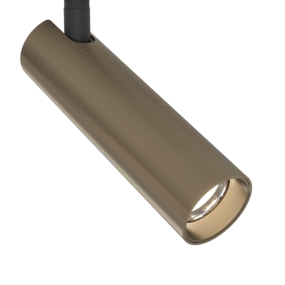 Opbouwspot Valproto 4-lichts zwart met brons Eglo 9008606392070
