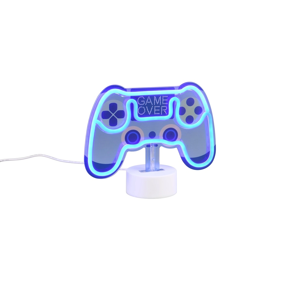 Neon tafellamp Control blauw