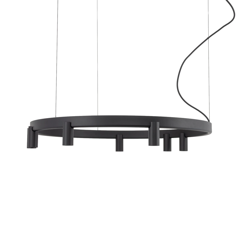 Design hanglamp Fourty zwart Ø 80cm Lyora 5903139122856