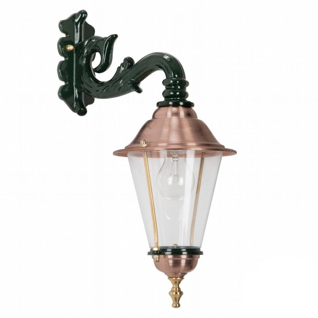 Muurlamp Hoorn nostalgie - zwart