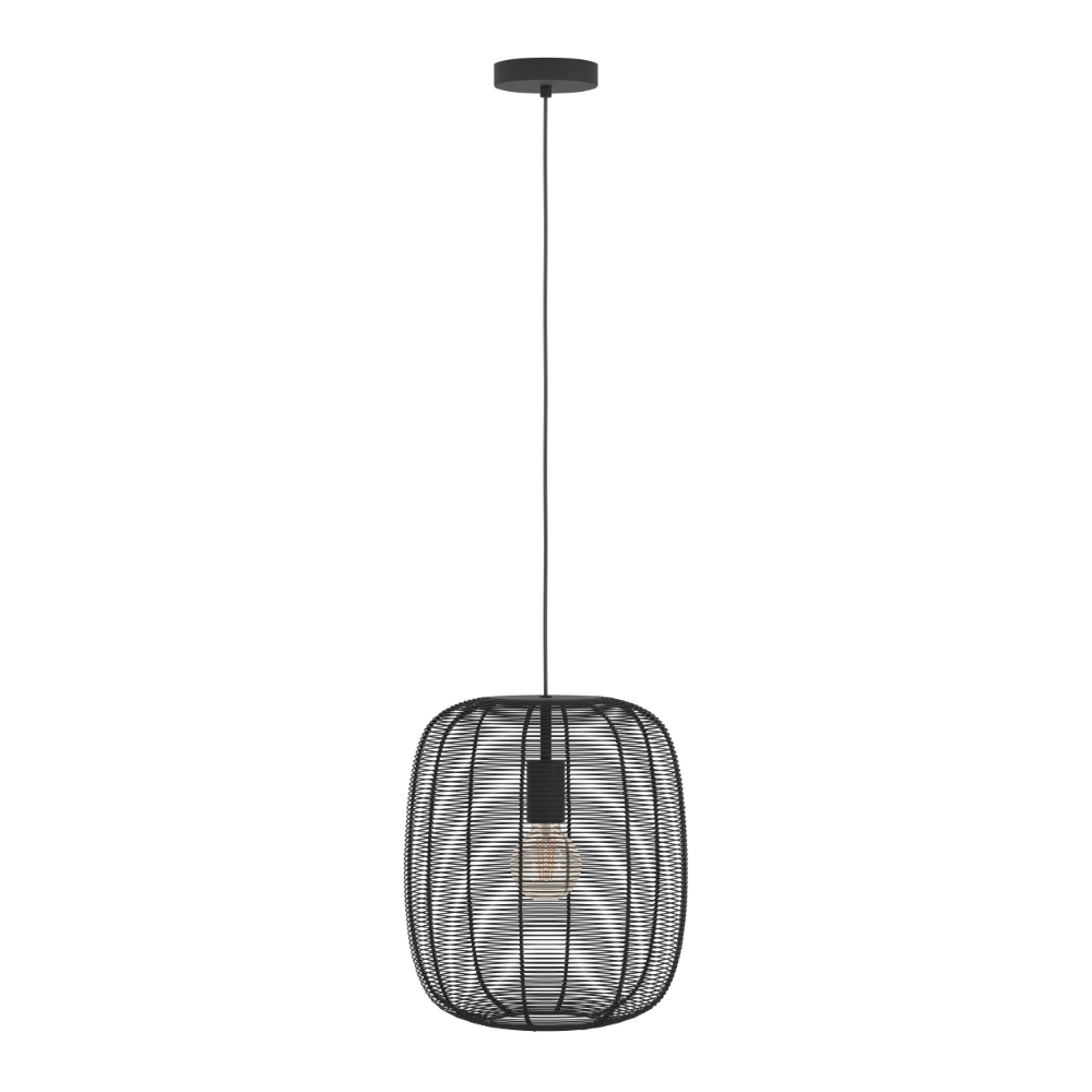 Zwarte hanglamp Rinroe Ø 32,5cm