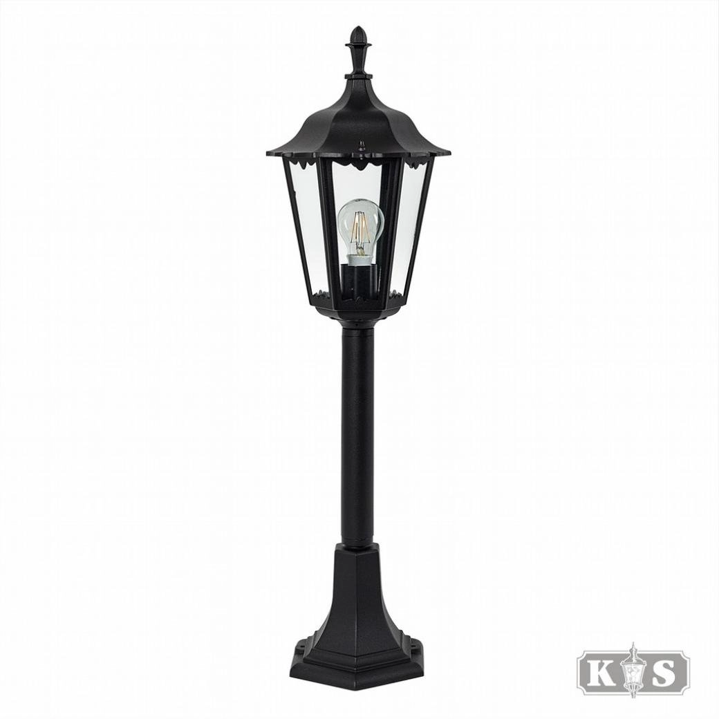 Klassieke tuinlamp Ancona zwart KS verlichting 8714732509640