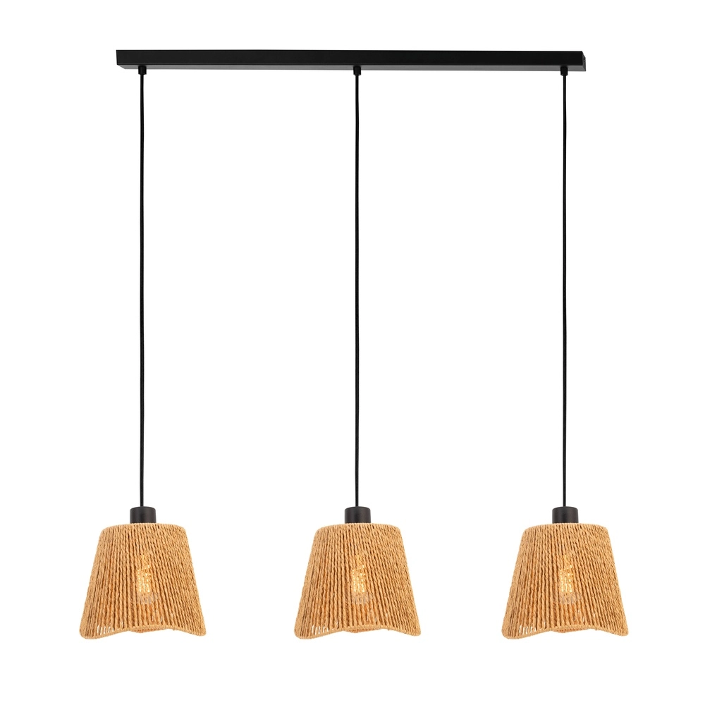 Touw hanglamp Lavister 3-lichts - Ø 21cm