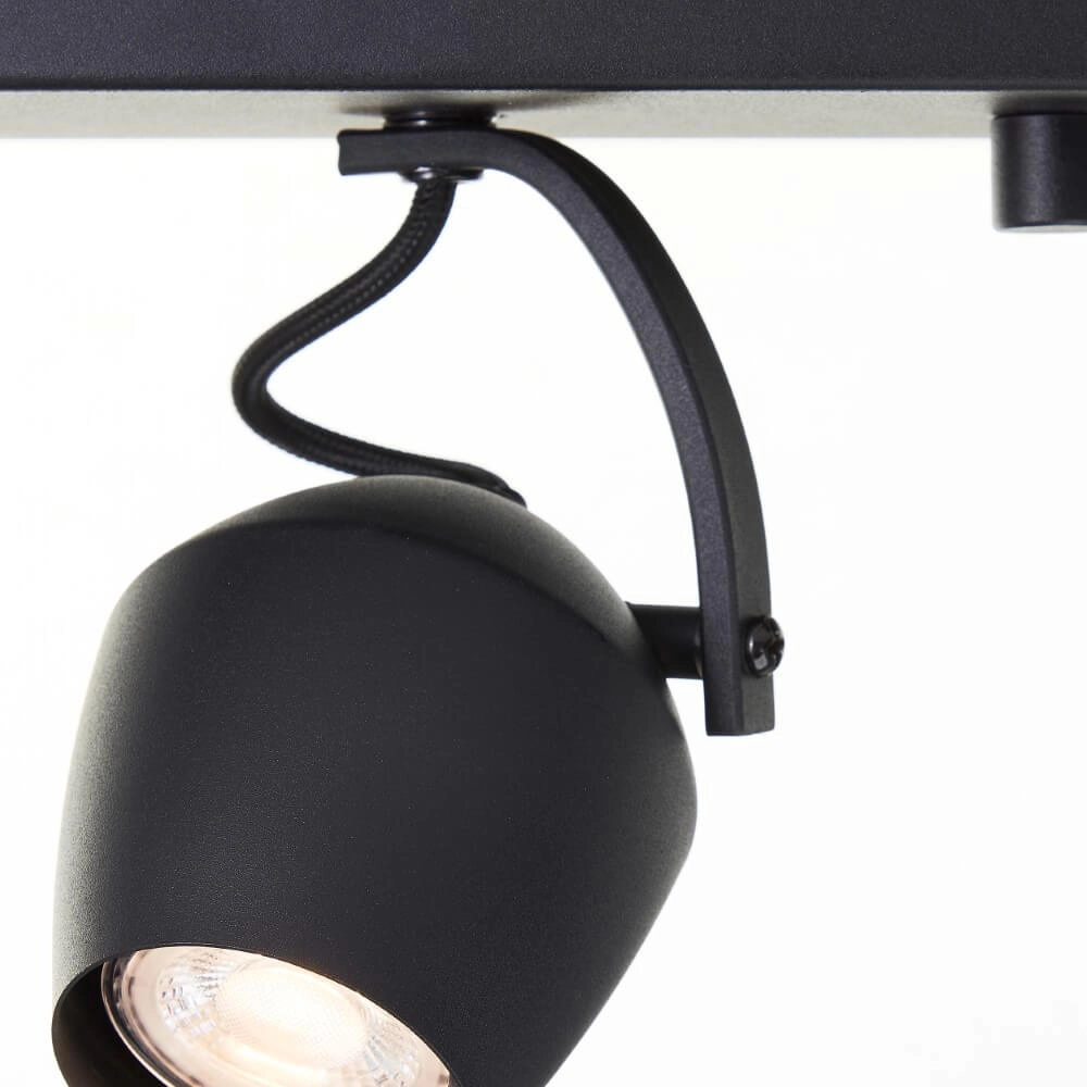 2-lichts opbouwspot Vertino zwart Brilliant 4004353441394