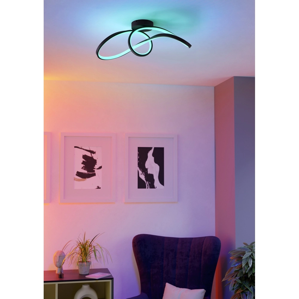 Zigbee plafondlamp Calarossa-Z led - zwart Eglo 9008606312948