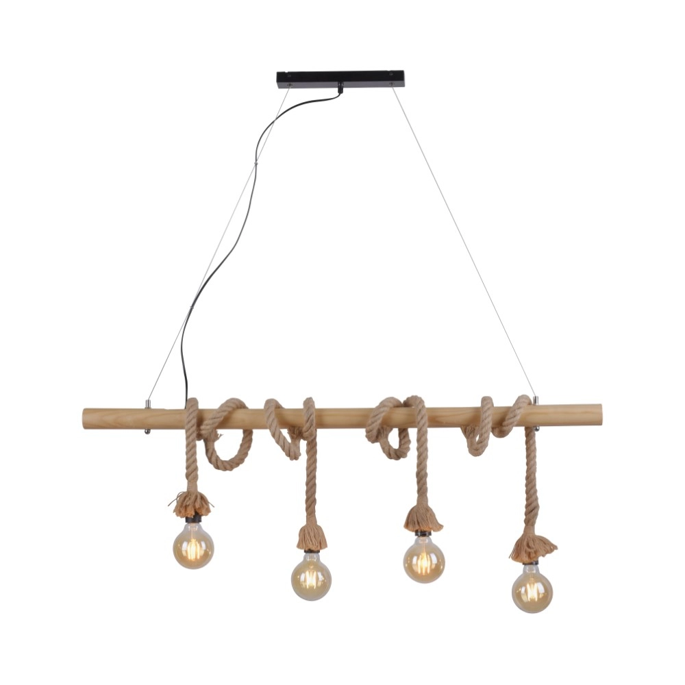 Eetkamer touwlamp Rope