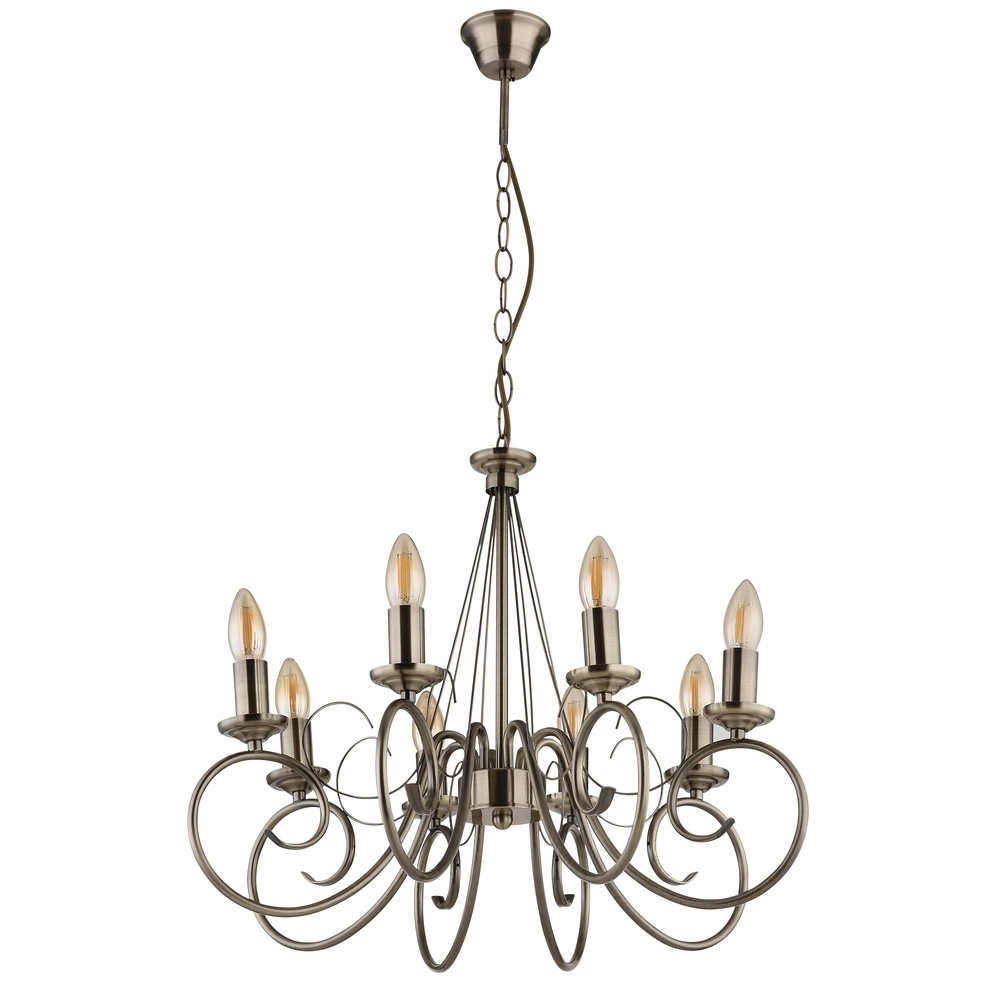 Kroonluchter Truncatus goud Globo 9007371208920