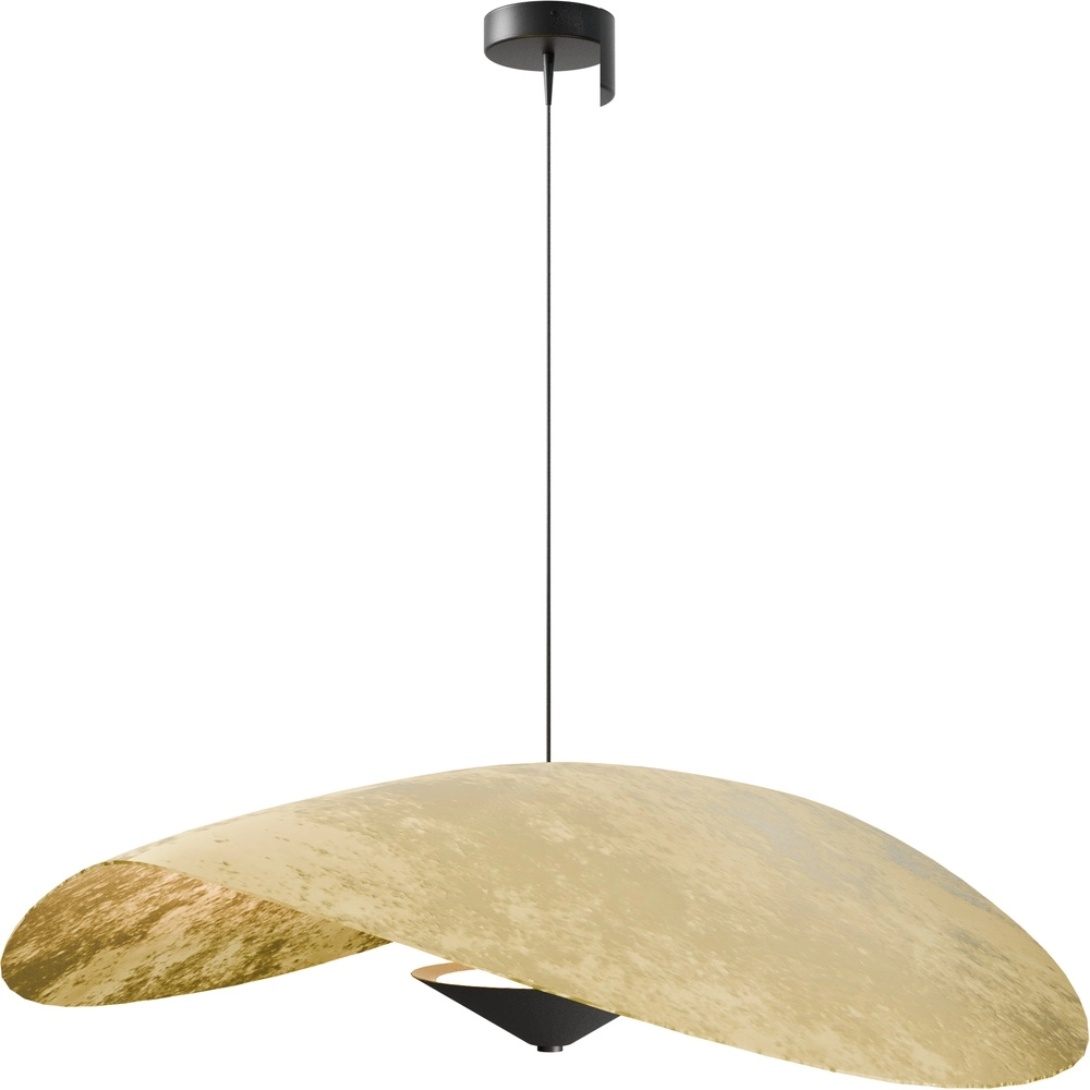 Ø 90cm led hanglamp Lente bladgoud Masterlight 8718121389318