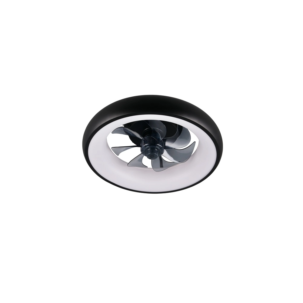 Strakke ventilator Muonio zwart Trio 4017807688221