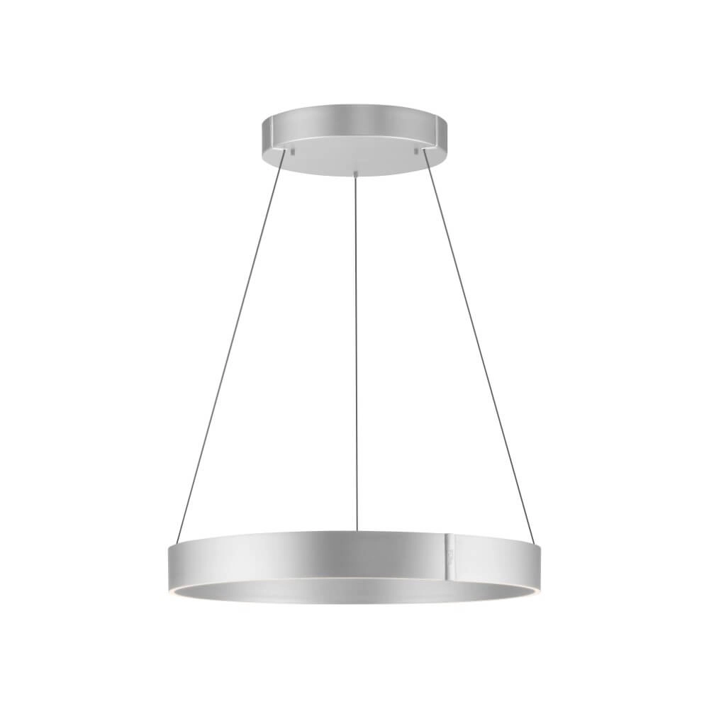 Ronde hanglamp Pure E-Clipse aluminium Ø 70cm