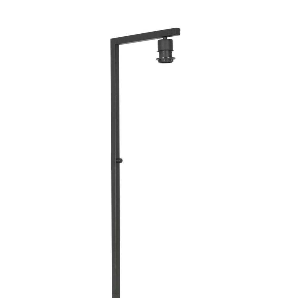 Vloerlamp Stang zwart met strokleurige kap Steinhauer 8712746172058