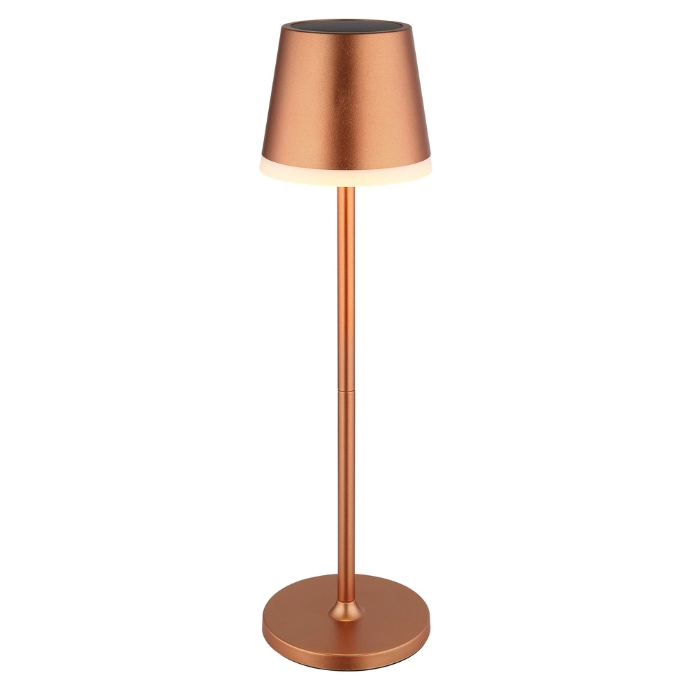 Solar tafellampje Vannieso champagne