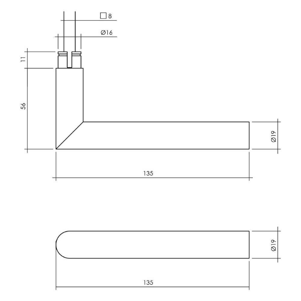 Voordeurset rond Vurano zwart kerntrekbeveiliging Intersteel 8714186540084