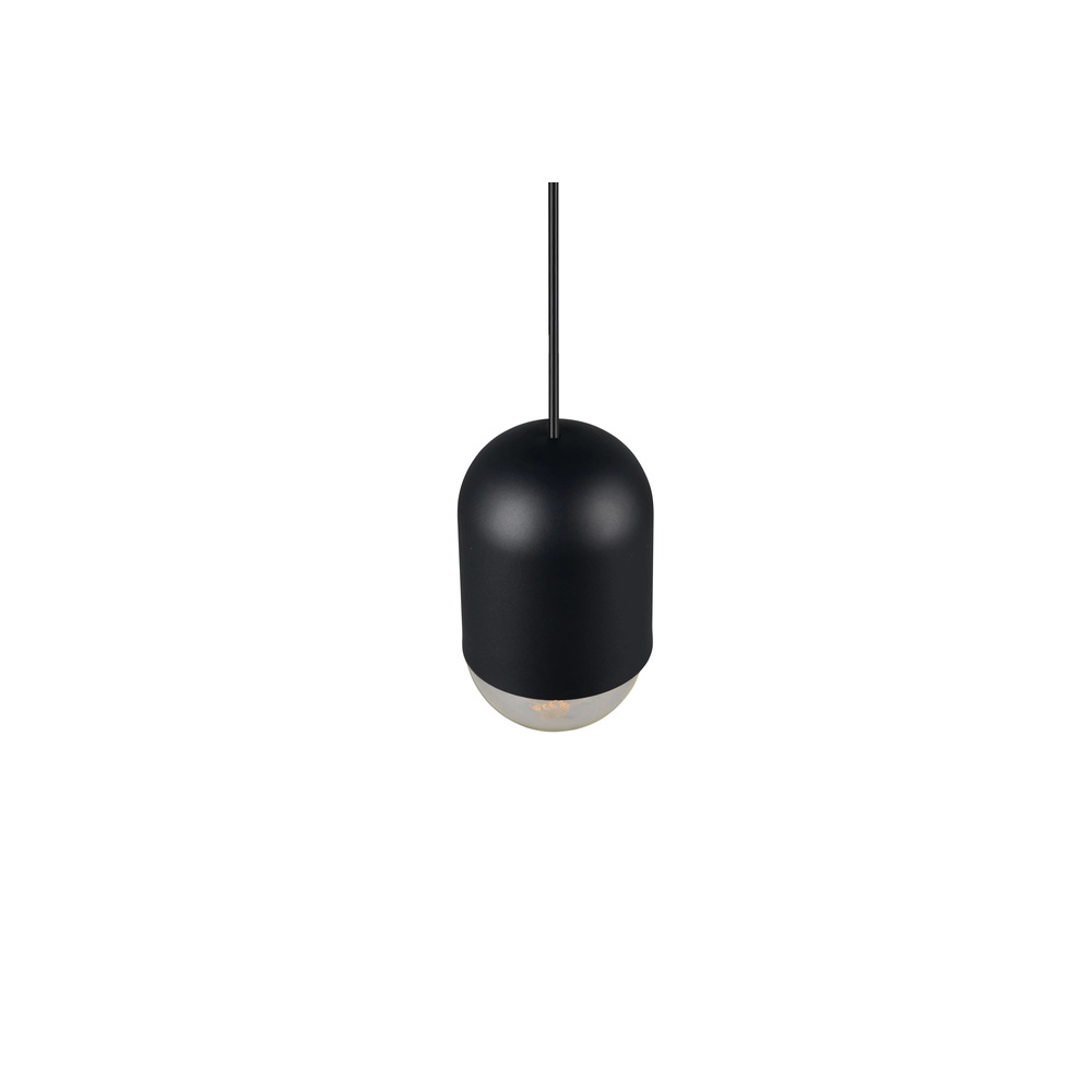 Unieke hanglamp Nara zwart Ø 10,5cm Trio 4017807661774