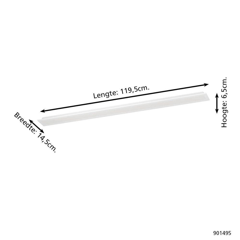 Plafondlamp Moradillo 3-staps CCT wit 14,5cm