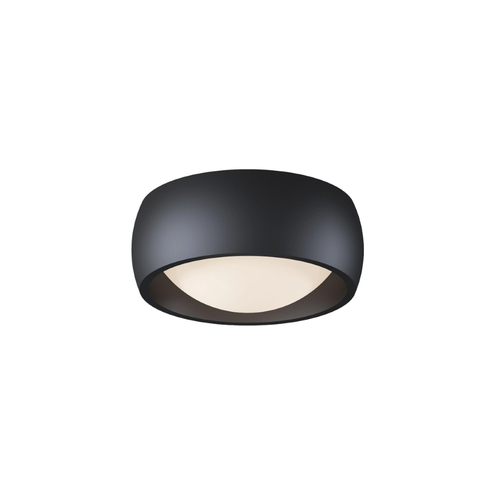 Strakke plafondlamp Montana Ø15cm - Zwart Artdelight 8720701103931