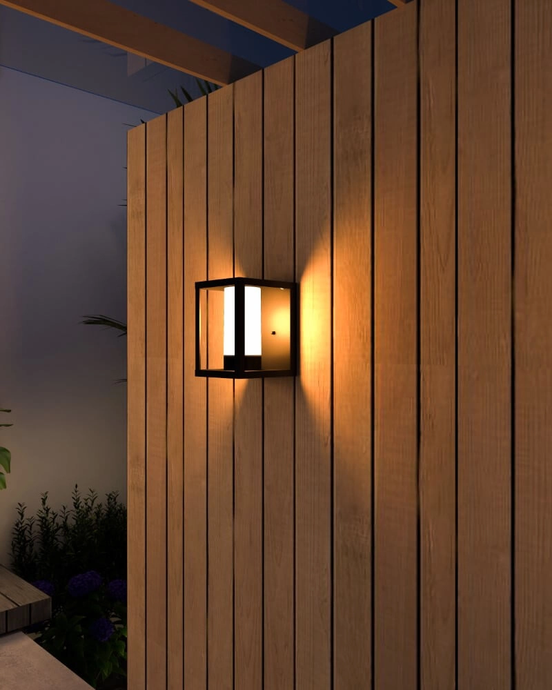 Smart buitenlamp Link Wall 21cm - zwart Circle 8712879149576