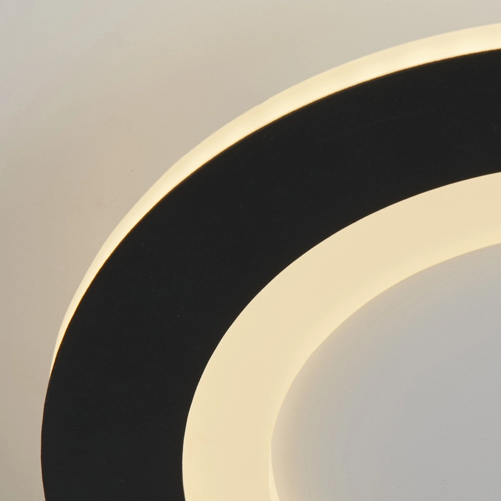 Plafonniere Ringo Ø 25cm zwart Searchlight 5053423303703