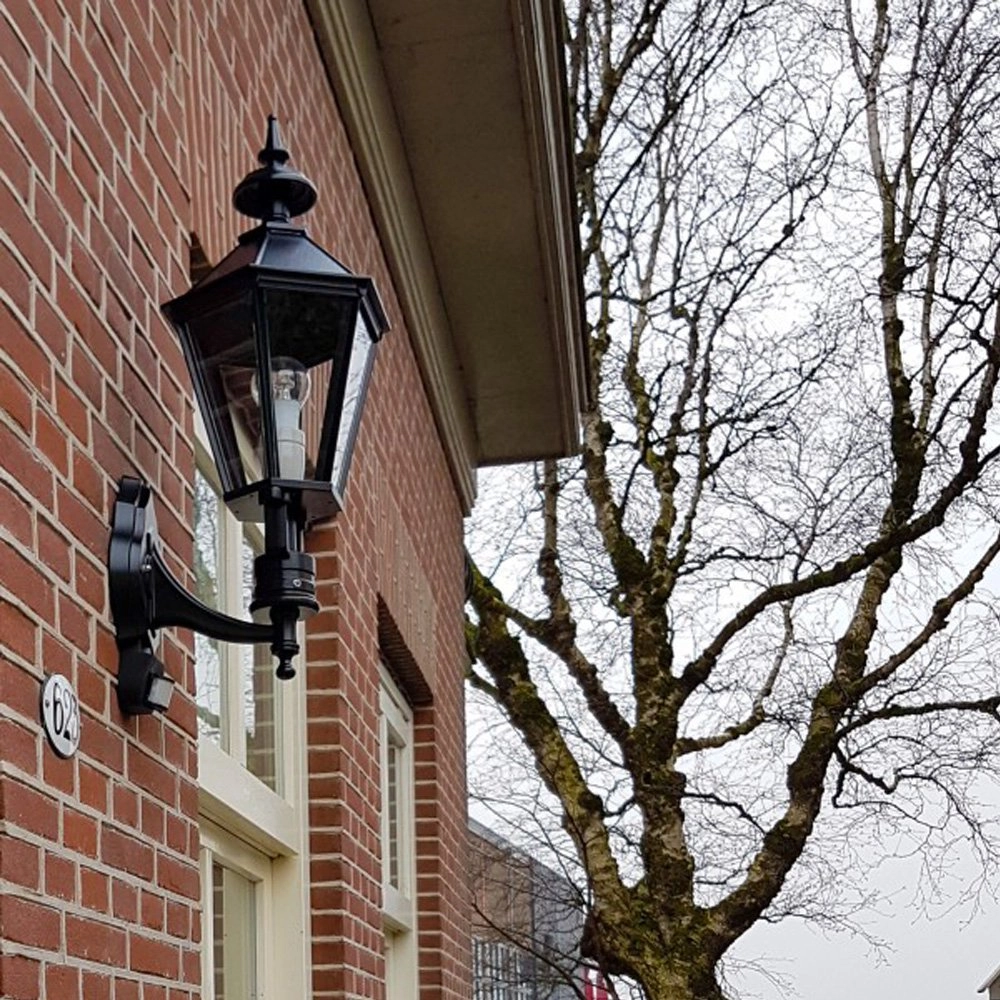 Schriklamp Bolton bewegingsmelder - zwart KS verlichting 8714732122443