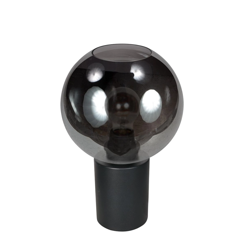Tafellamp Bloeba bol smoke glas Ø 20cm