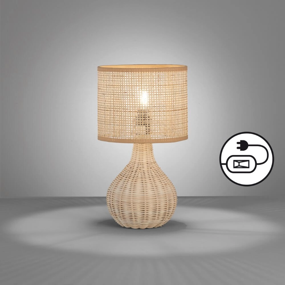 Tafellamp Nature Ø 20cm Fischer & Honsel 4003694507332
