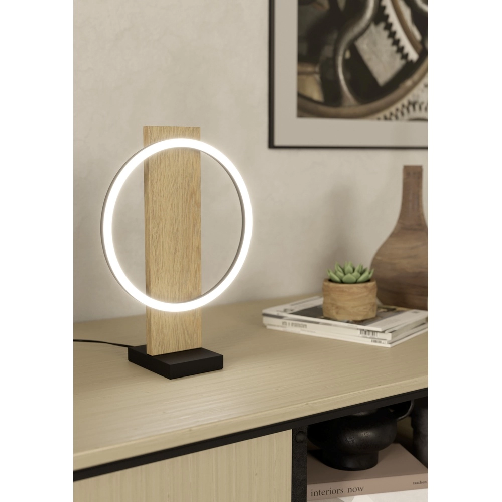 Tafellamp Boyal led - met houtlook Eglo 9008606327256