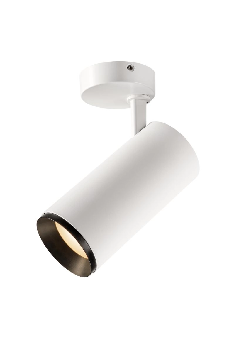 Opbouwspot Numinos L wit/zwart 3000K - 60gr