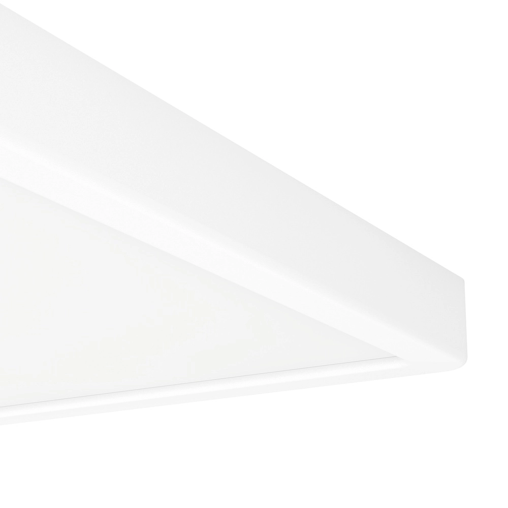 Plafonnière IP44 Fueva 6-Z vierkant - wit - 29,5x29,5cm Eglo 9008606330584