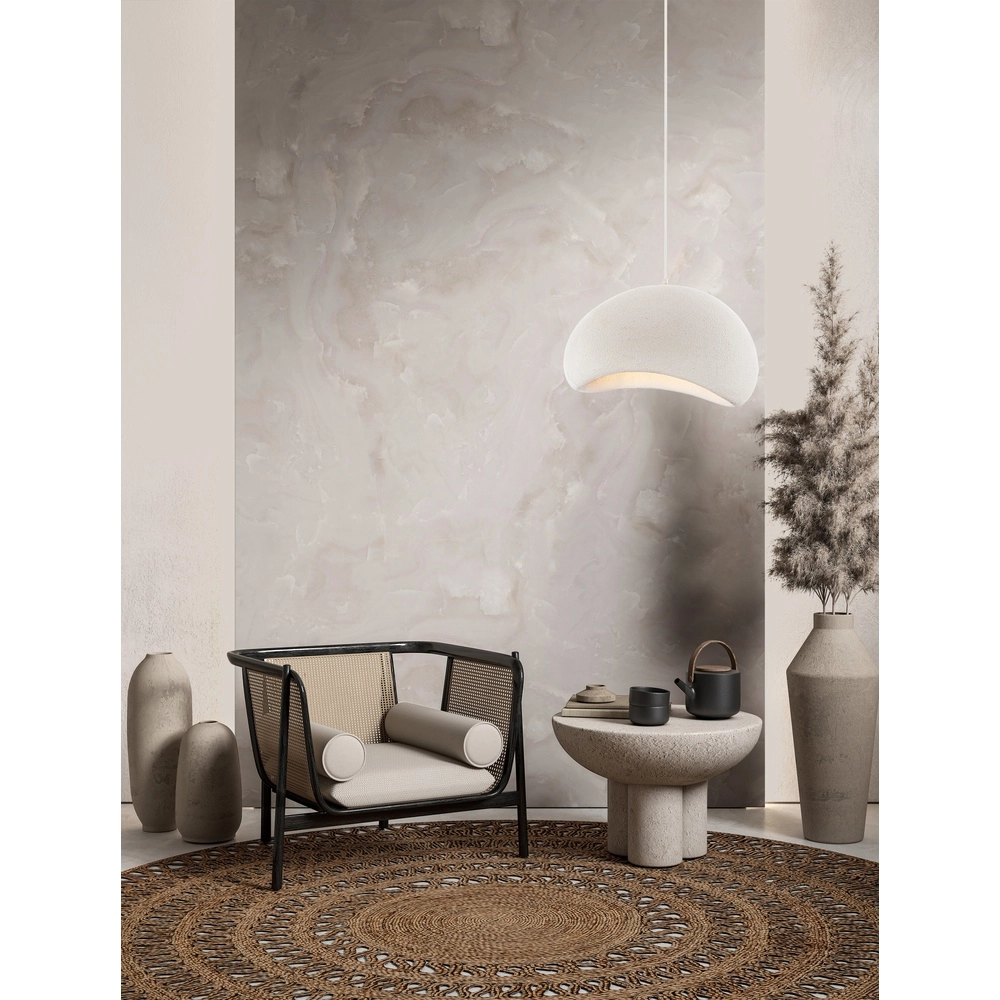 Natuurlijke hanglamp Aere wit 60cm Lyora 5212017460790