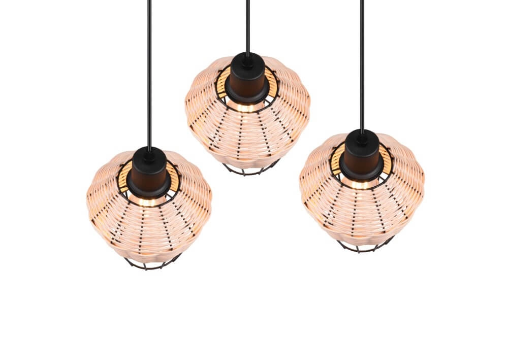 Vide hanglamp Borka rotan Trio 4017807556131