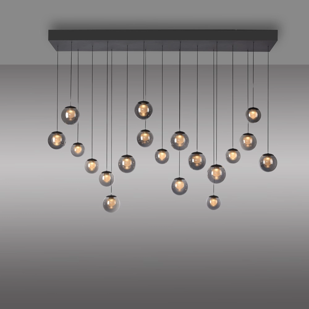 19-lichts hanglamp Pure Popup mystic grey Paul Neuhaus 4012248396698