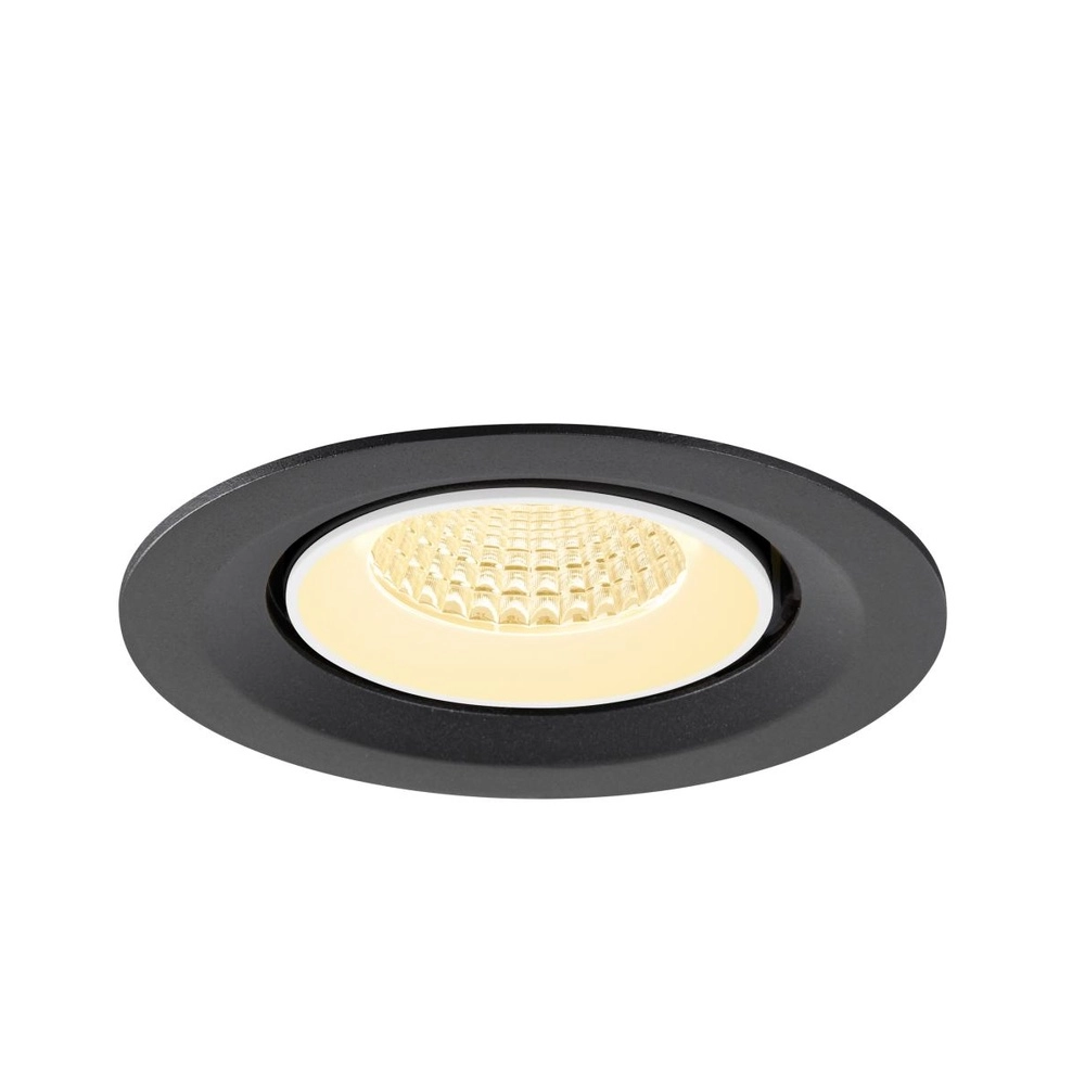 Inbouwspot Numinos Gimble M zwart/wit 3000K - 55gr SLV 4024163311885