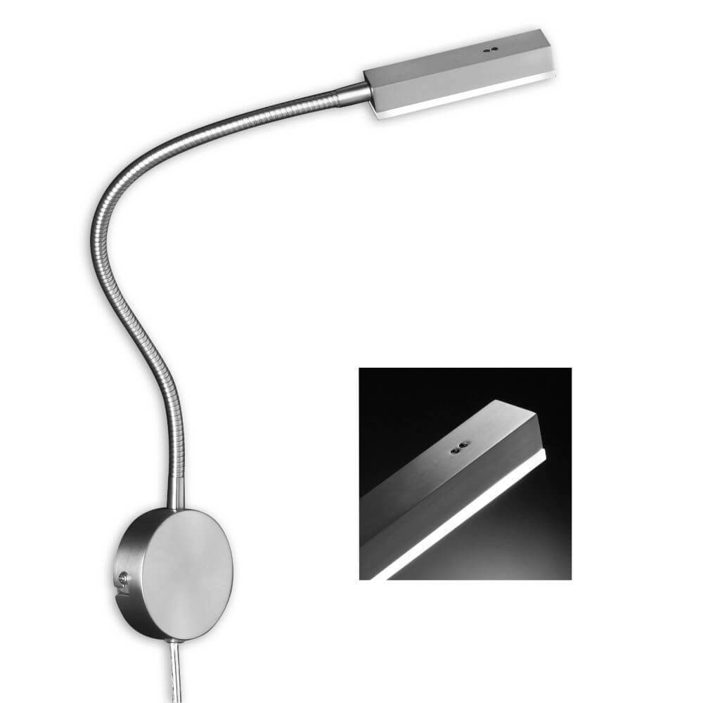 Bed leeslamp Raik met wand bevestiging