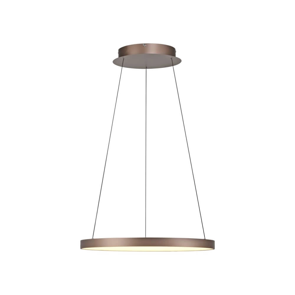 Ronde hanglamp Hoop bruin Paul Neuhaus 4012248384701