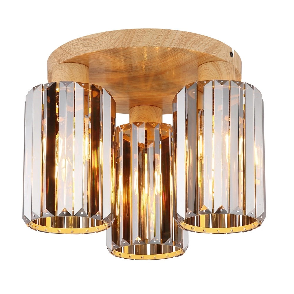 Plafondlamp Run hout