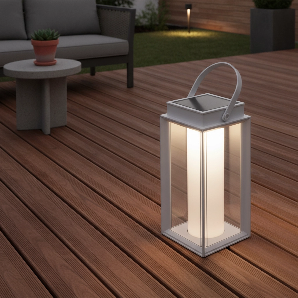 Solar tafellamp Verhal wit