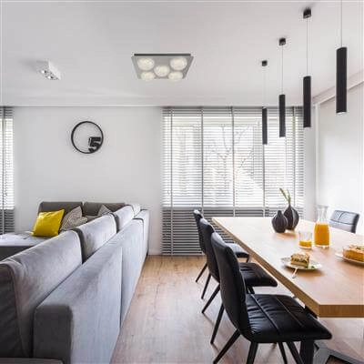 Plafondlamp Celestia 5-lichts grijs Searchlight 5053423164571